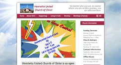 Desktop Screenshot of henriettaucc.org